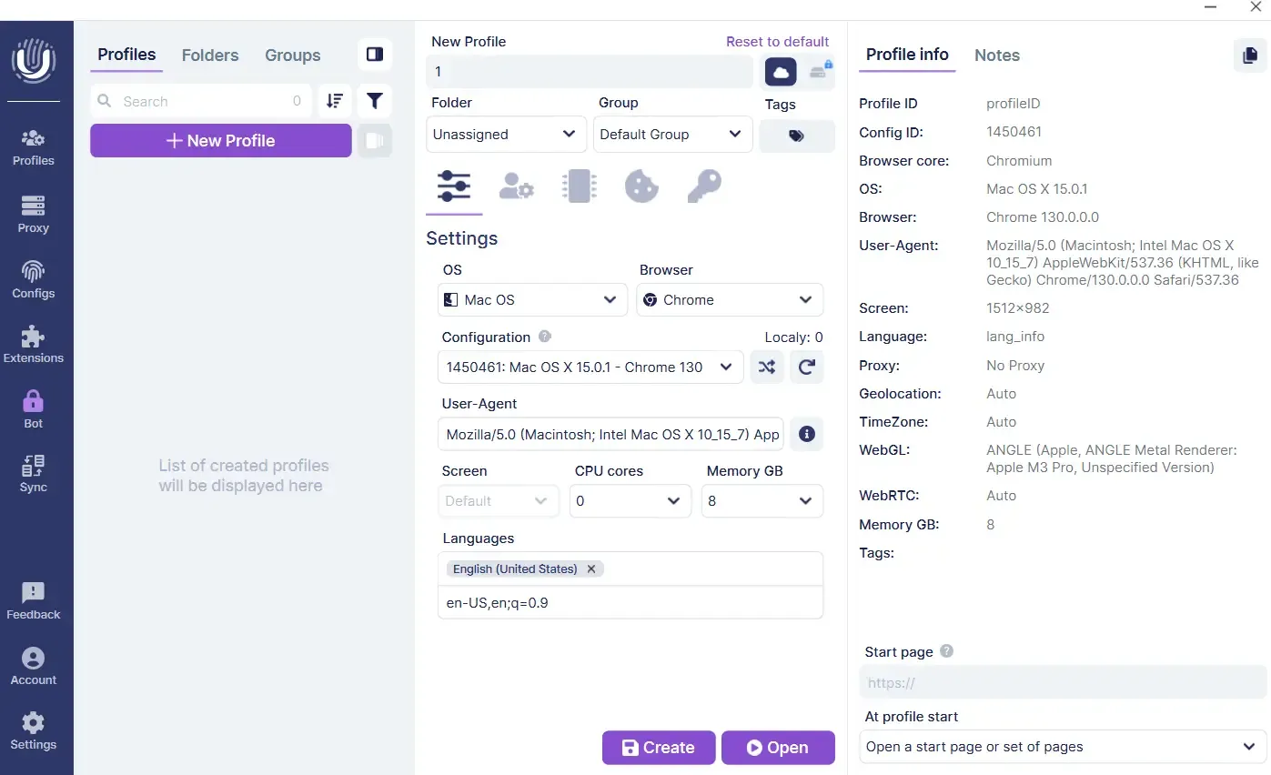 Undetectable – Enterprise-grade antidetect browser, requires advanced skills.